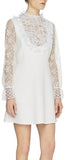 Twill And Lace Dress