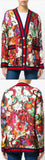 Floral and Tiger Print Cardigan
