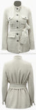 Star-Button Tweed Jacket