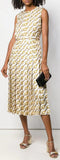 Horsebit Print Silk Dress | DESIGNER INSPIRED FASHIONS