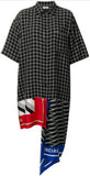 Foulard Print Shirt-Dress