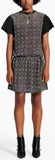 Printed Mini Jersey Silk Dress
