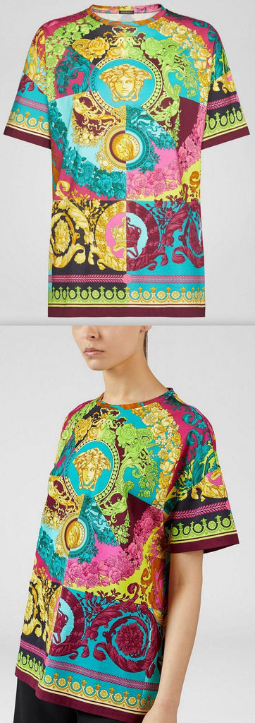 Sustainable Voyage Barocco Print T-Shirt | DESIGNER INSPIRED FASHIONS