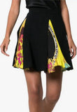 Baroque Pleated-Panel Mini-Skirt | DESIGNER INSPIRED FASHIONS