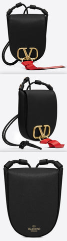 Small Vring Crossbody Bag, Black