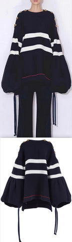 Oversized Fisherman Tunic Sweater