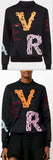 Black Logo-Embroidered Sweatshirt