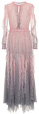 Ombre Ruffle Midi Dress