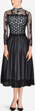 Black Lace and Macrame Dress