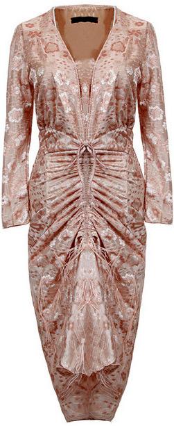 Ruched Midi Dress