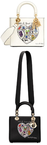 Lady Dior Bag in Smooth Calfskin Leather - White or Black