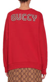 Oversize Sweatshirt with Bosco and Orso, Red