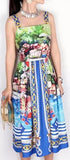 Printed Poplin Dress - DESIGNER INSPIRED FASHIONS