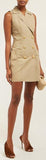 Sleeveless Double-Breasted Poplin Dress | DESIGNER INSPIRED FASHIONS