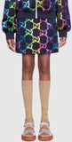 Technical Jersey Skirt with GG Sequins