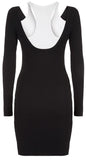 Ribbed Racerback Mini Dress