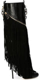 'Manitoba' Fringed Boots - DESIGNER INSPIRED FASHIONS