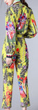 Printed Shirt and Trouser Set in Yellow