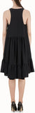 Black Silk Embellished Dress