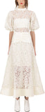 Floral Lace Midi Dress