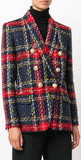 Tartan Tweed Blazer