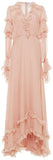 Flounce Full-Length Dress