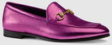 'Jordaan' Metallic Leather Loafers - (Purple, Gold, Silver) - DESIGNER INSPIRED FASHIONS