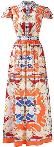 Printed Maxi Dress