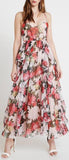 Floral Print Ruffled Sundress