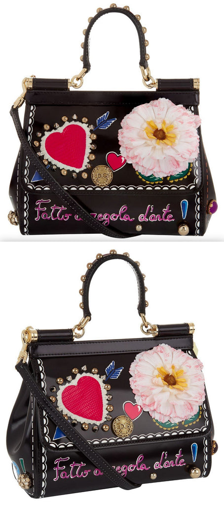 Small Leather Sicily Shoulder Bag