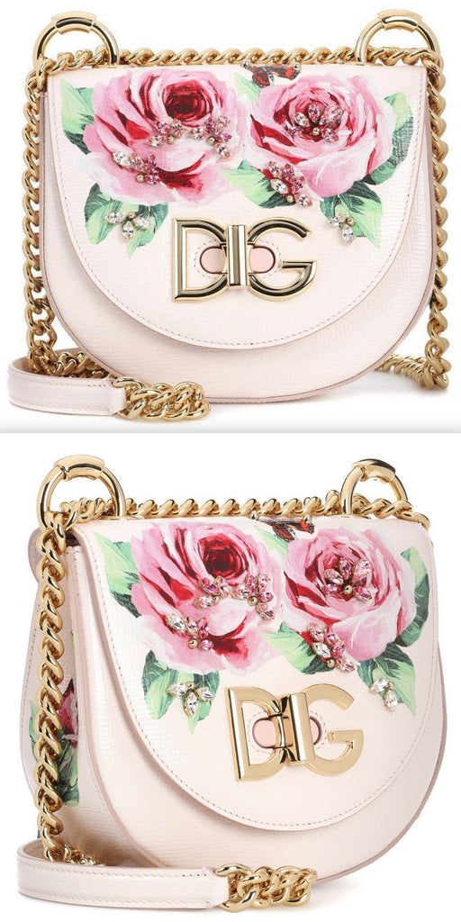 Wifi Leather Floral Shoulder Bag