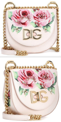 Wifi Leather Floral Shoulder Bag