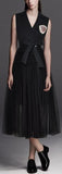 Patch-Embroidered Dress