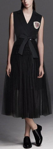 Patch-Embroidered Dress