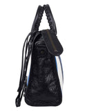 Classic City S Bag -  White & Blue Stripes