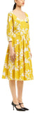 Carnation Print Poplin Dress | DESIGNER INSPIRED FASHIONS