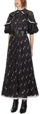 Arrow Print Midi Dress