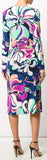 Printed Wrap Dress
