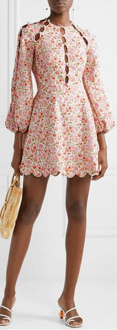 Goldie Scallop Short Dress | DESIGNER INSPIRED FASHIONS