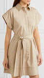 Belted Poplin Mini Dress | DESIGNER INSPIRED FASHIONS