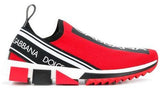 Slip-on Logo Sneakers, Red