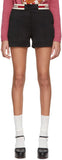 Black Web Logo Shorts