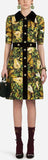 Pear Printed Brocade Dress