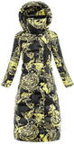 Paisley Print Puffer Coat