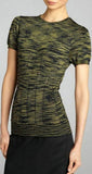 Knit Cotton and Viscose Top