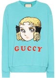 Guccy Embroidered Cotton Sweatshirt