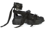 Hiking Spartan Sandals - Black, White, Green, White and Grey