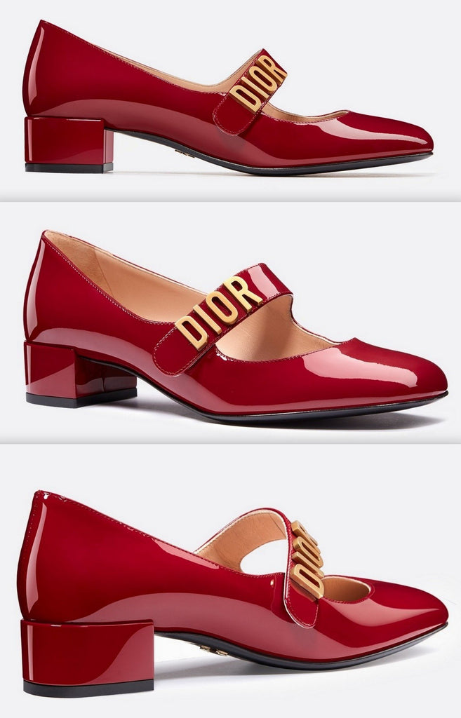 Baby-D Ballet Pump in Red Patent Calfskinrs
