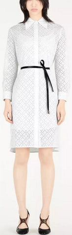 Broderie Anglaise Shirt Dress