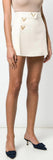 V-Detailed Skort, Ivory